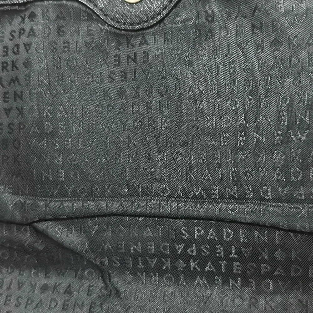 Kate Spade Black Leather Flap Crossbody Bag with silver hardware details - Picture 9 of 14